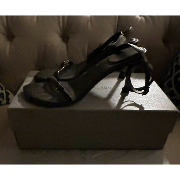 NWB $1k Balenciaga Fetish Heeled Sandals Black Size 41 - Picture 7 of 12